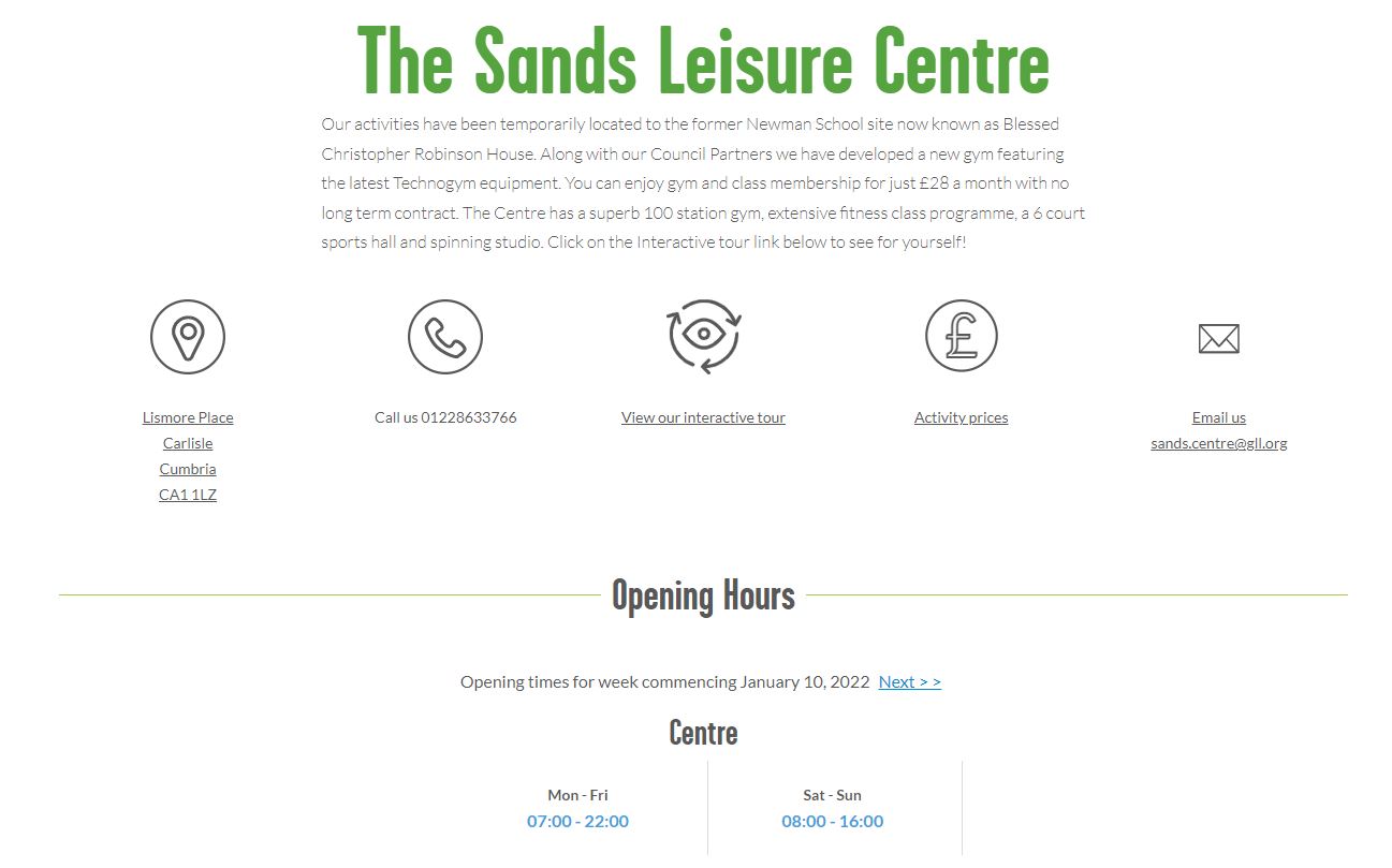 Sands@Newman Gym and Fitness Centre