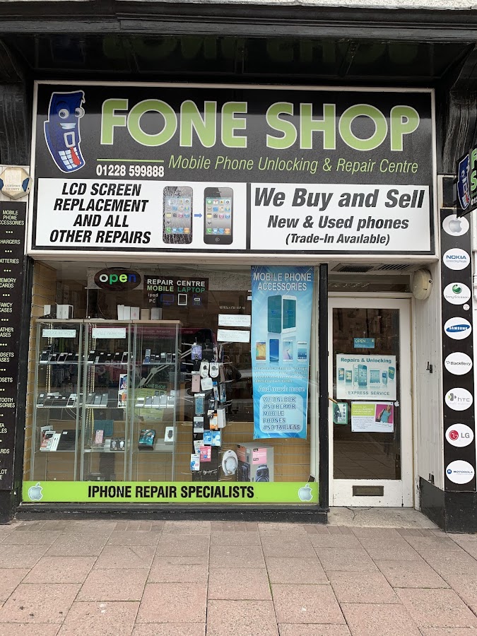 Carlisle FoneShop mobile phone repairs and vapes