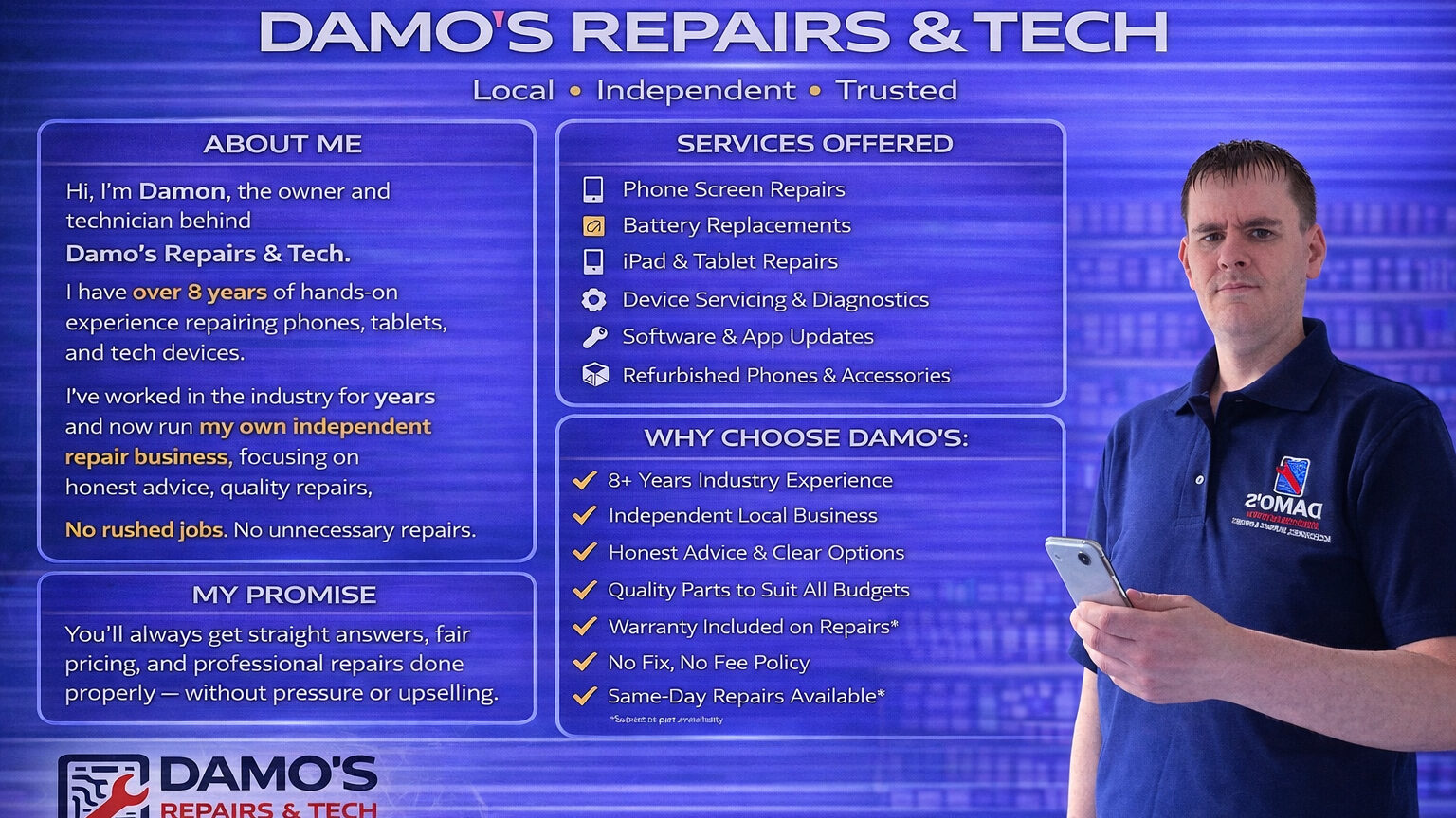 Damo’s Repairs & Tech